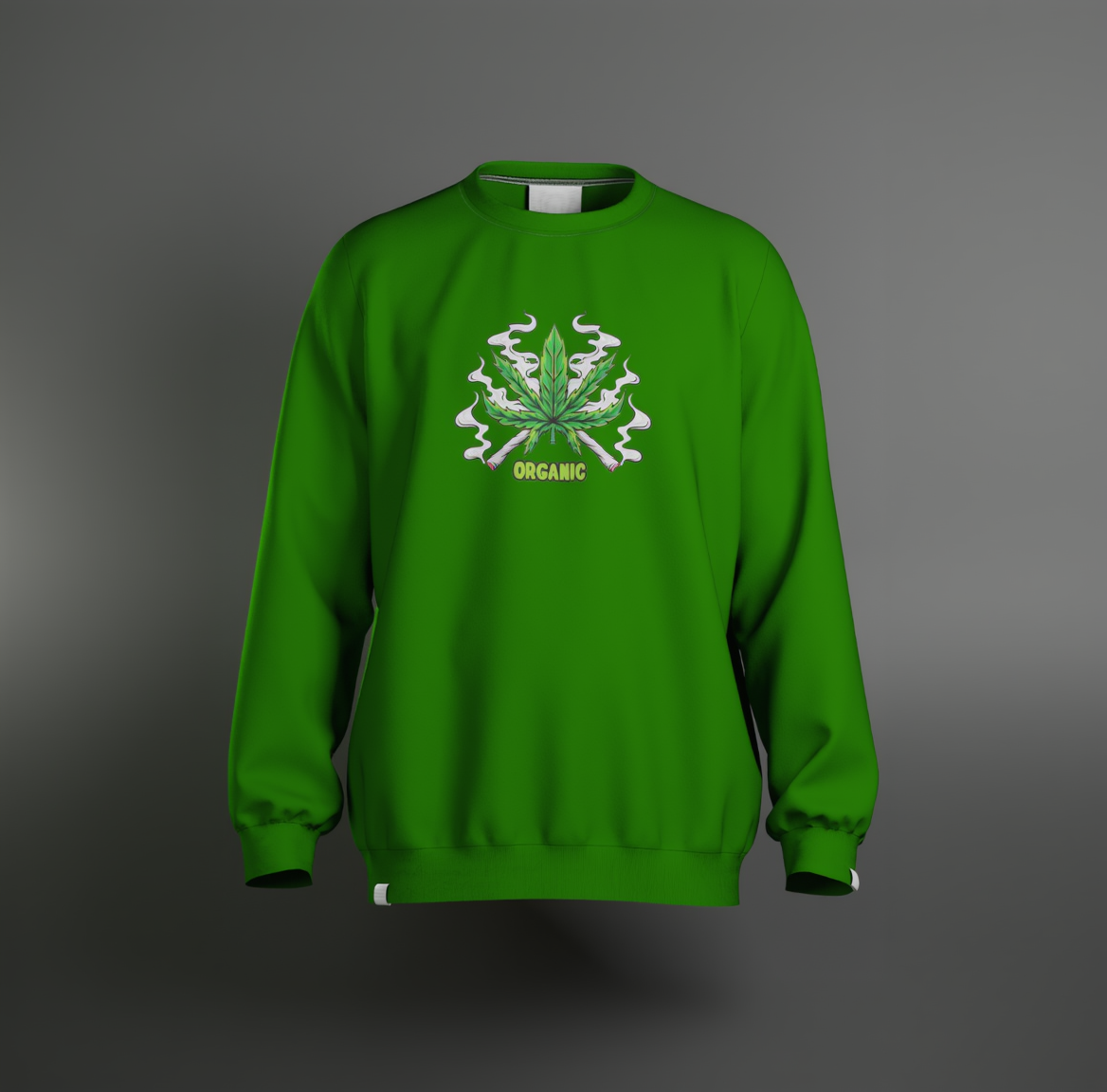 Organic Smoke Sweatshirt - Trendy Alien