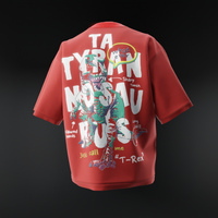 T Rex Oversized T Shirt - Trendy Alien