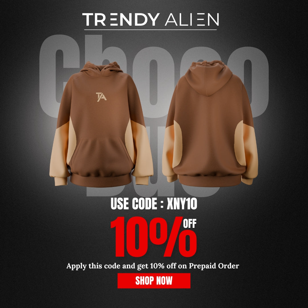 Choco Duo Oversized Hoodie