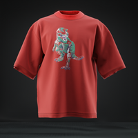 T Rex Oversized T Shirt - Trendy Alien