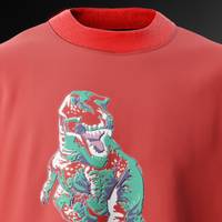 T Rex Oversized T Shirt - Trendy Alien