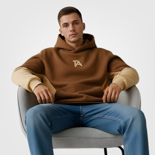 Choco Duo Oversized Hoodie