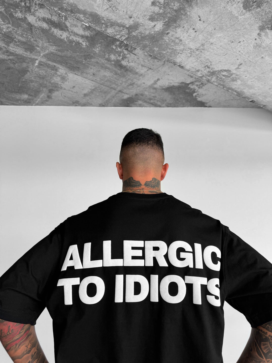 Allergic To Idiots Oversized T Shirt