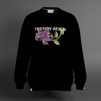 Violet Rose Sweatshirt - Trendy Alien