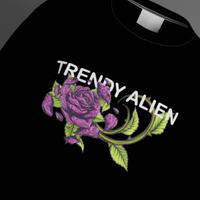 Violet Rose Sweatshirt - Trendy Alien