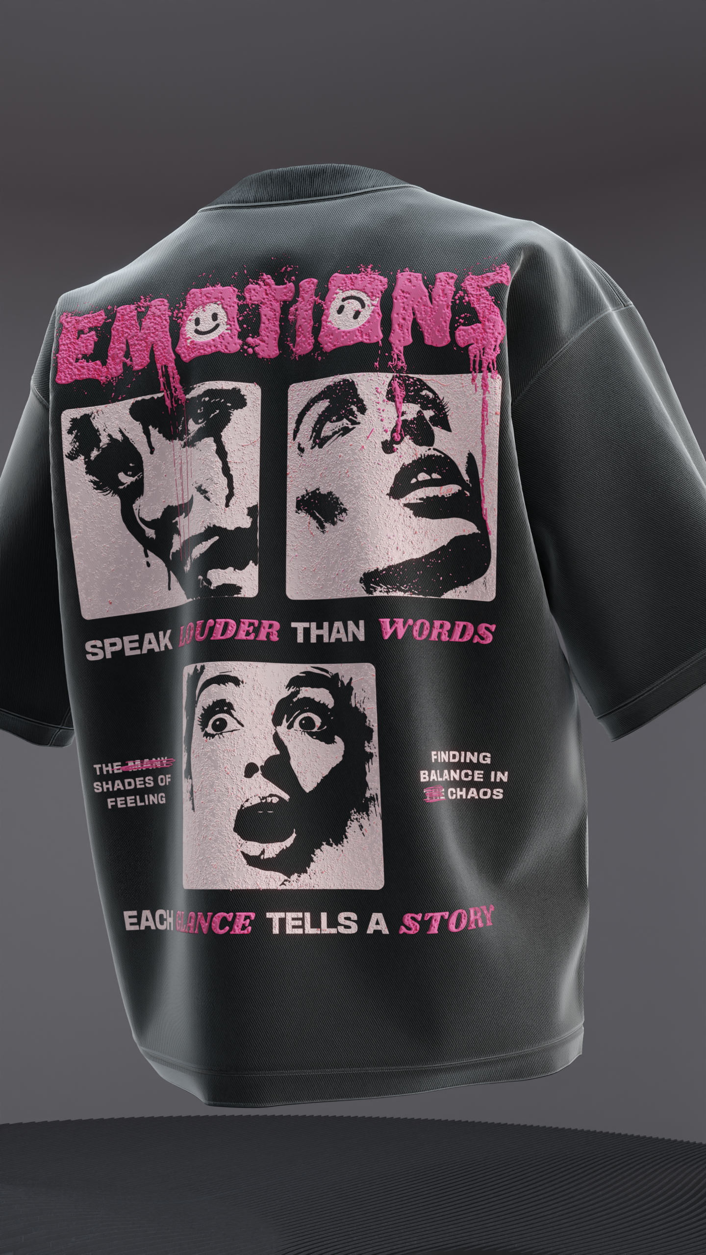 Emotions Oversized T Shirt