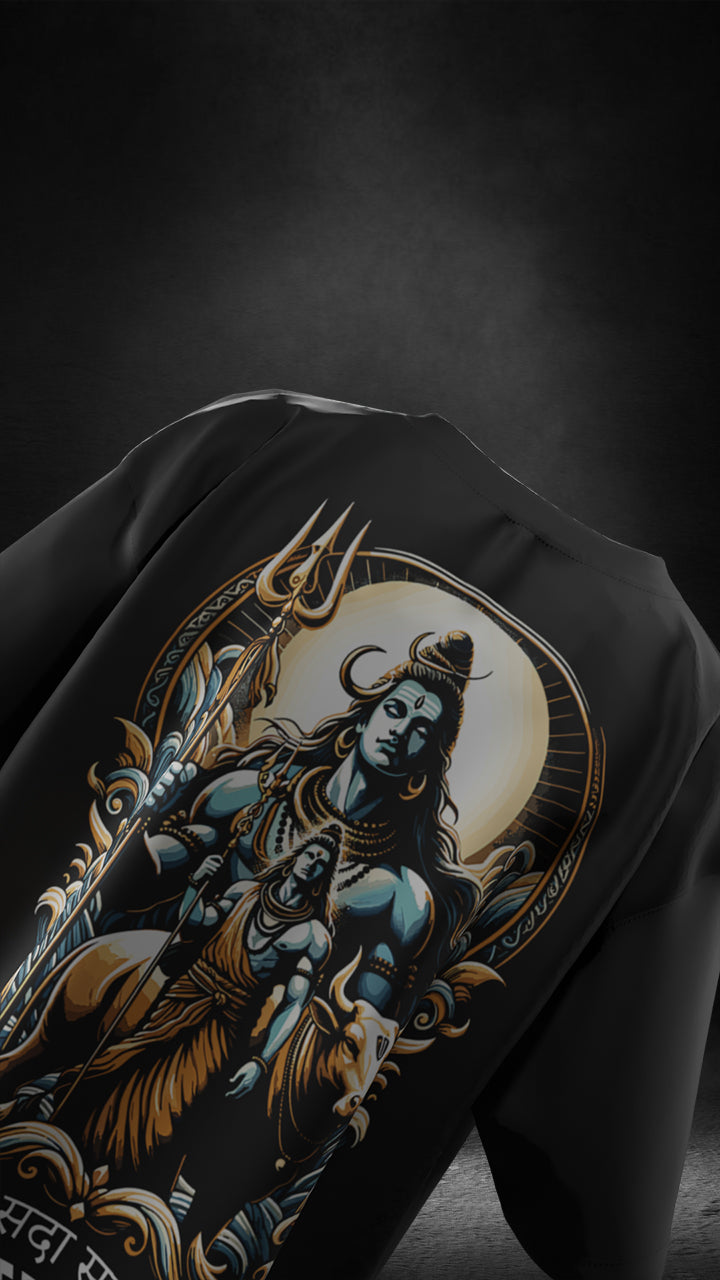 Maha Yogi Shiva Oversized T Shirt