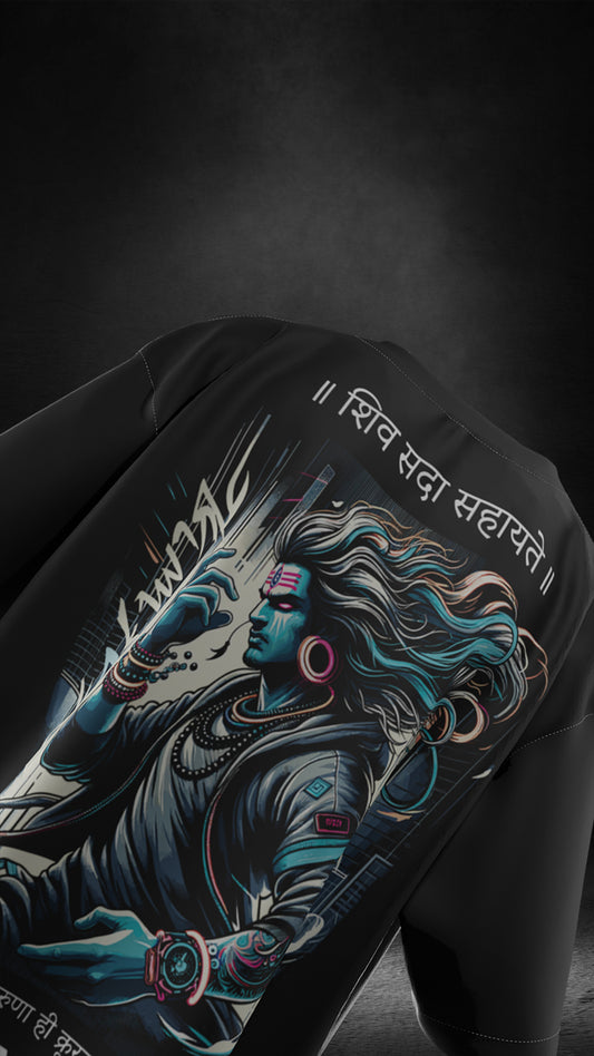 Shiv Sada Sahayta Oversized T Shirt