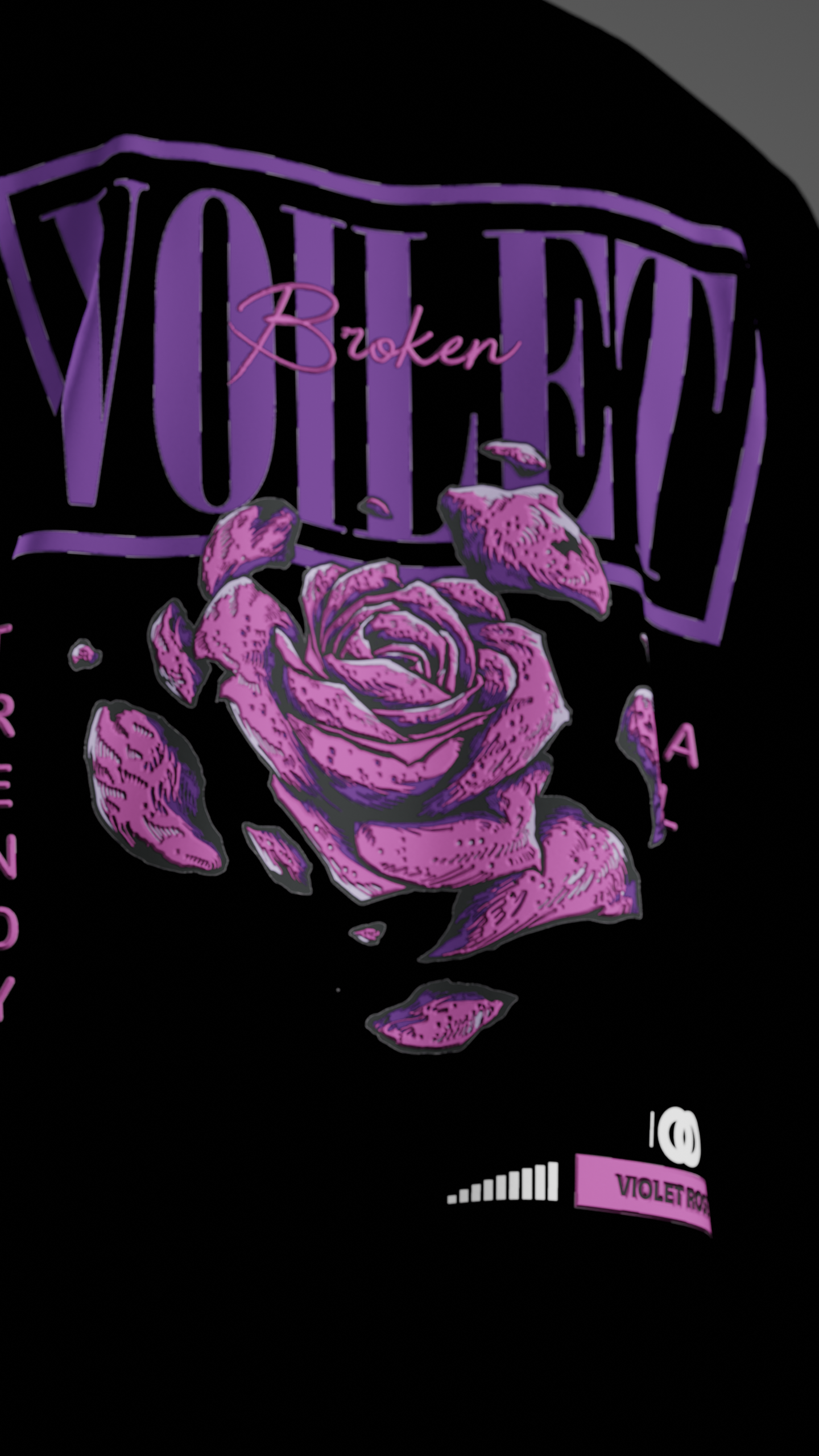 Violet Rose Sweatshirt