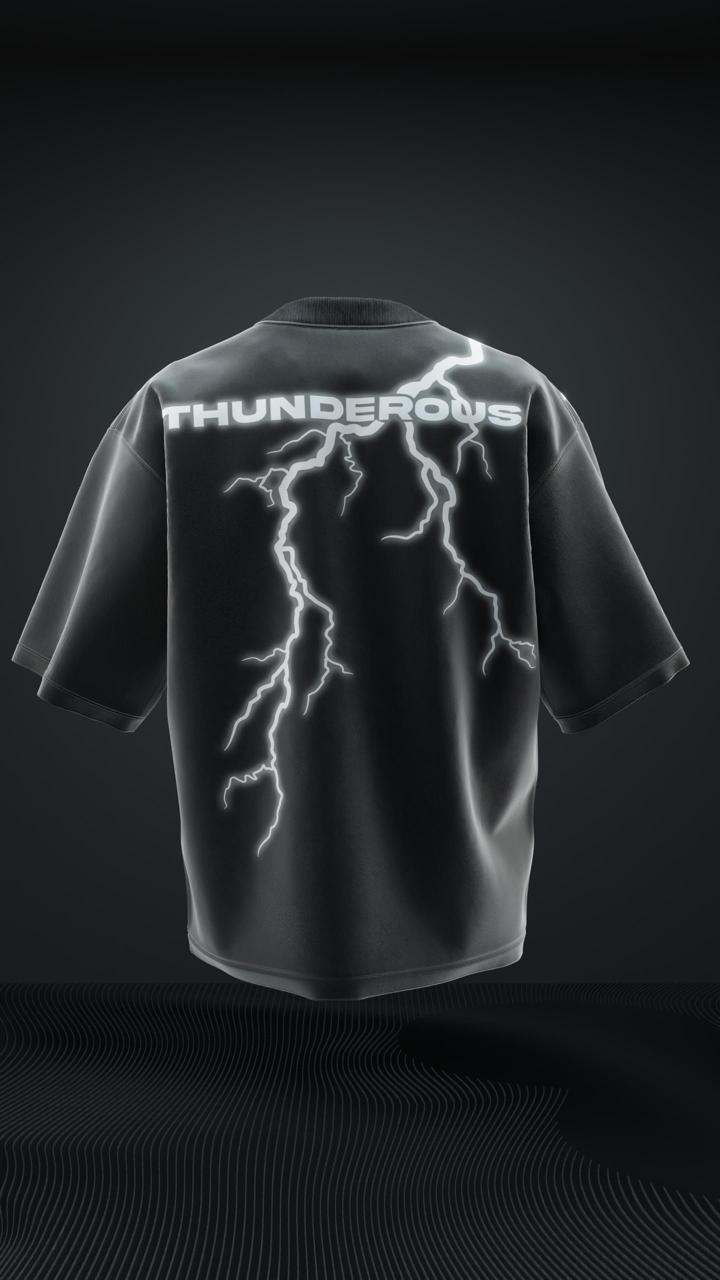 Thunderous Oversized T Shirt