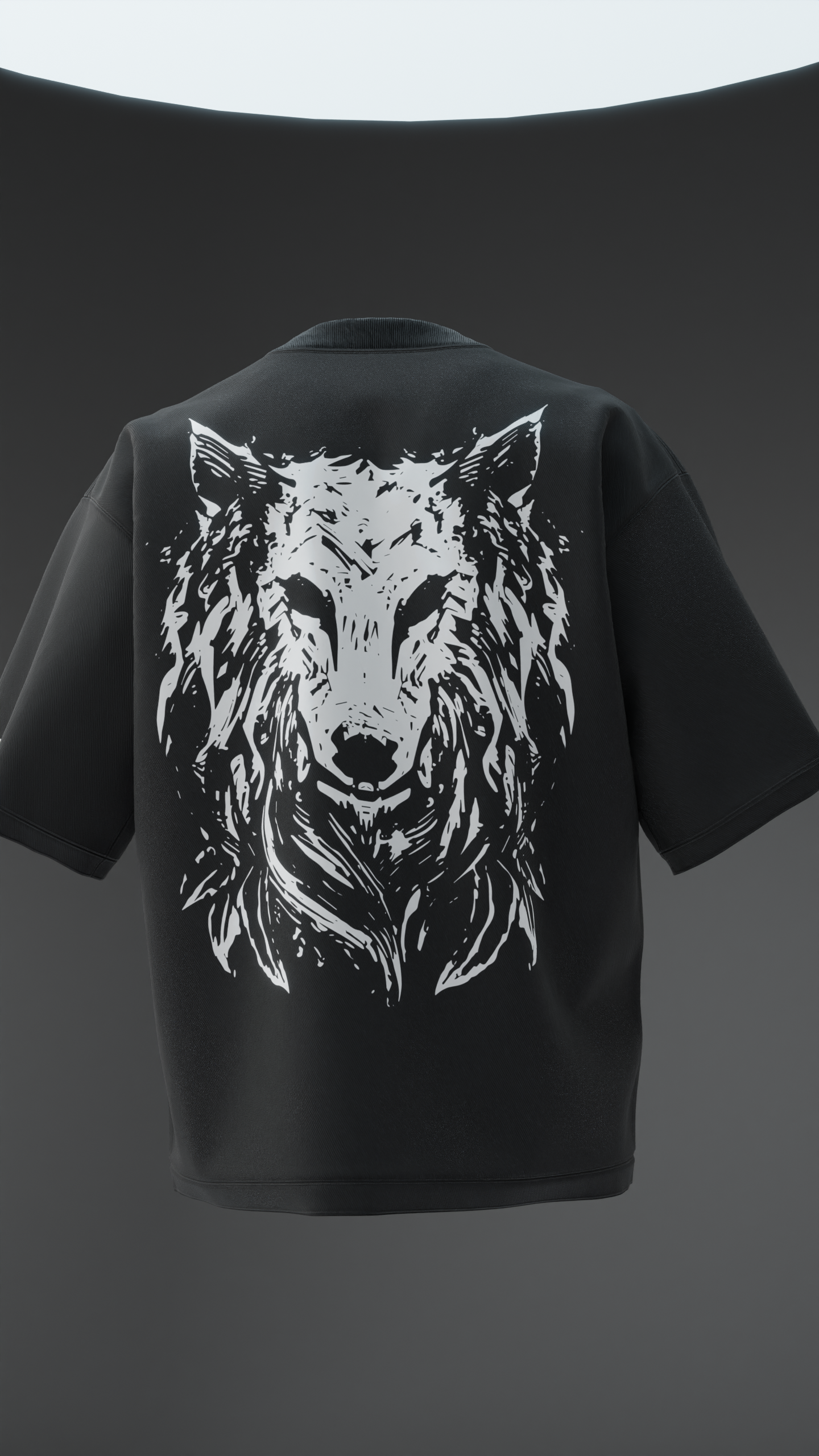 Wild Wolf Oversized T Shirt